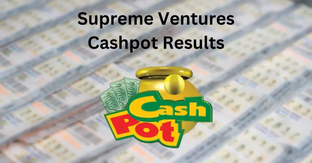 Supreme Ventures Cashpot Results